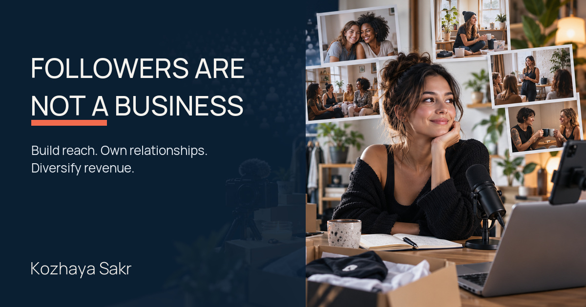 Why Followers Alone Cannot Build a Creator Business